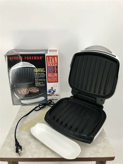 electric grill boxer|George Foreman Lean Mean Fat.